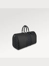 Keepall Bandoulier 50 Duffel Bag Black - LOUIS VUITTON - BALAAN.