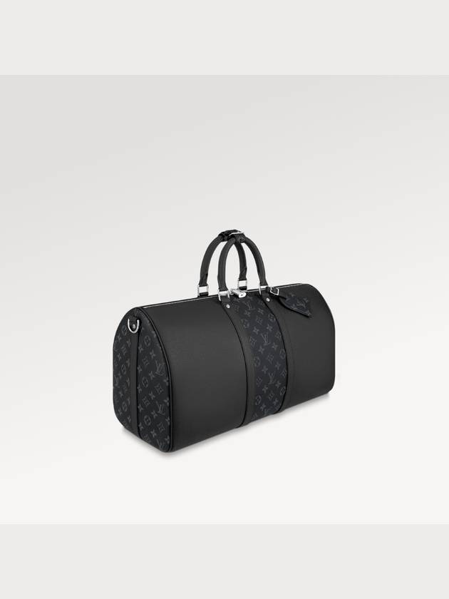 Louis Vuitton Keepall Bandouliere 50 Duffel Bag Black - LOUIS VUITTON - BALAAN 6