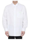 Cotton Long Sleeve Shirt White - DIOR - BALAAN 2