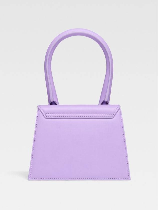 Le Chiquito Moyen Signature Tote Bag Lilac - JACQUEMUS - BALAAN 4