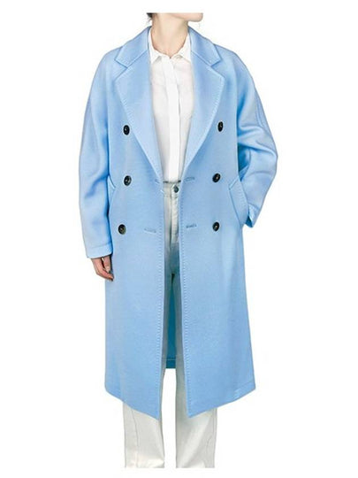 Women's Madame 2 Double Coat Blue - MAX MARA - BALAAN 2