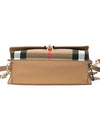 Women's Checked Leather Cross Bag Brown - BURBERRY - BALAAN 5