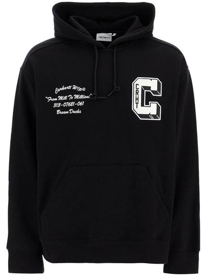 Logo Print Hoodie Black - CARHARTT WIP - BALAAN 2