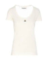 ORB Lollo Short Sleeve T-Shirt White - VIVIENNE WESTWOOD - BALAAN 2