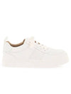 Lauren Lace Up Low Top Sneakers White - CHLOE - BALAAN 1