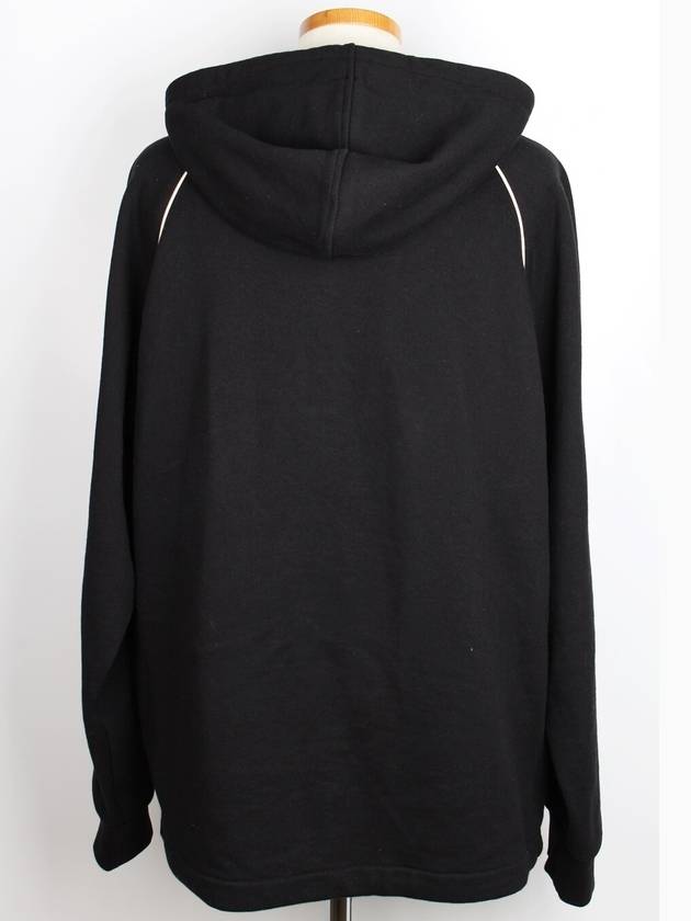 Logo Web Hooded Sweatshirt S - GUCCI - BALAAN 4