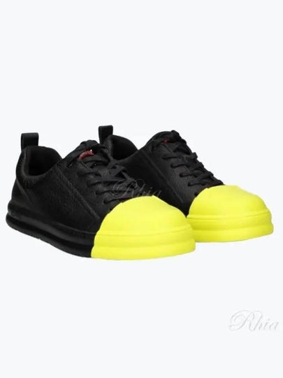 Junction Runner Leather Low-Top Sneakers Black - CAMPER - BALAAN 2