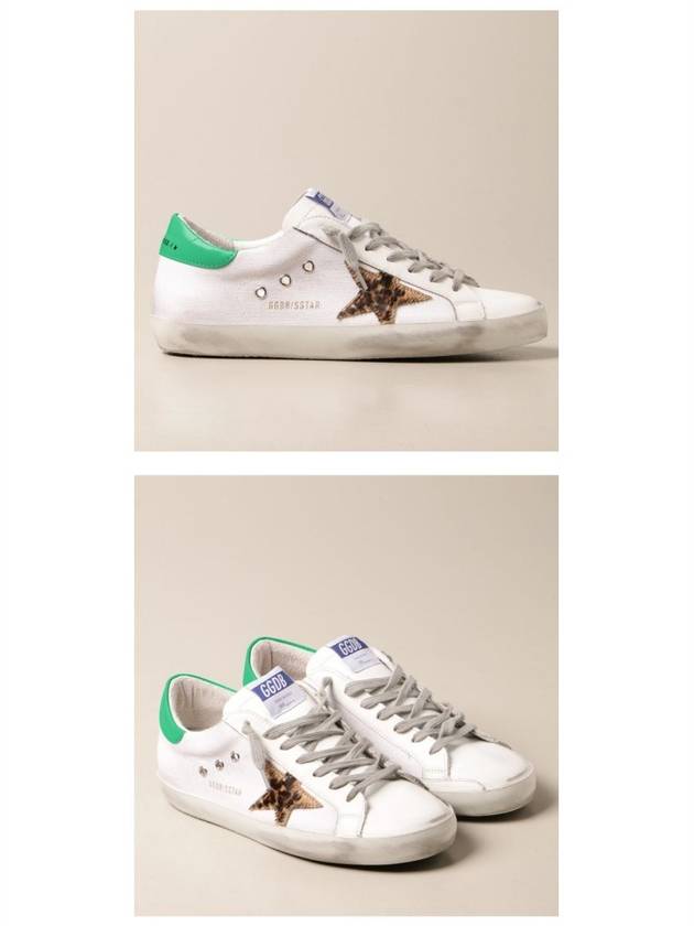 Superstar Classic Neon Tab Low Top Sneakers White - GOLDEN GOOSE - BALAAN 5