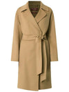 Totem Belt Virgin Wool Single Coat Camel - MAX MARA - BALAAN 3