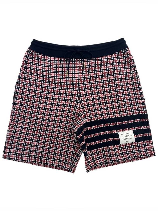 Armband Check Training Shorts MJQ194 960 - THOM BROWNE - BALAAN 1