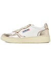 Medalist Low Top Sneakers Platinum White - AUTRY - BALAAN 5