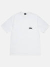 Basic T shirt 2024 24F1905000 White - STUSSY - BALAAN 2