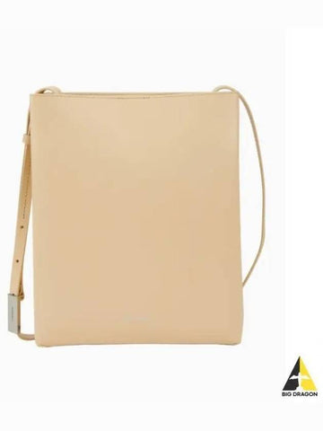 JEANS Women s Beige Line Leather Crossbody Bag DH3772 QA0 - CALVIN KLEIN - BALAAN 1