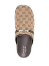 Men s Horsebit GG Canvas Slippers Beige - GUCCI - BALAAN 4