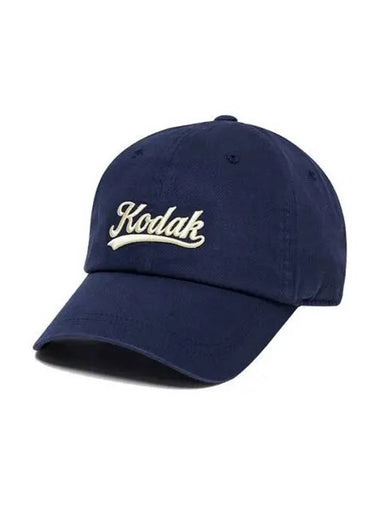 KODAK Lettering Relax Fit Ball Cap NAVY - KODO - BALAAN 1