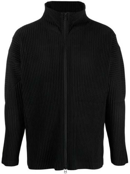 24 ss pleated zip-up cardigan HP39JL440 15 BLACK B0110972481 - ISSEY MIYAKE - BALAAN 1