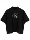 Short Sleeve T Shirt J20J222130 BEH Black - CALVIN KLEIN - BALAAN 2