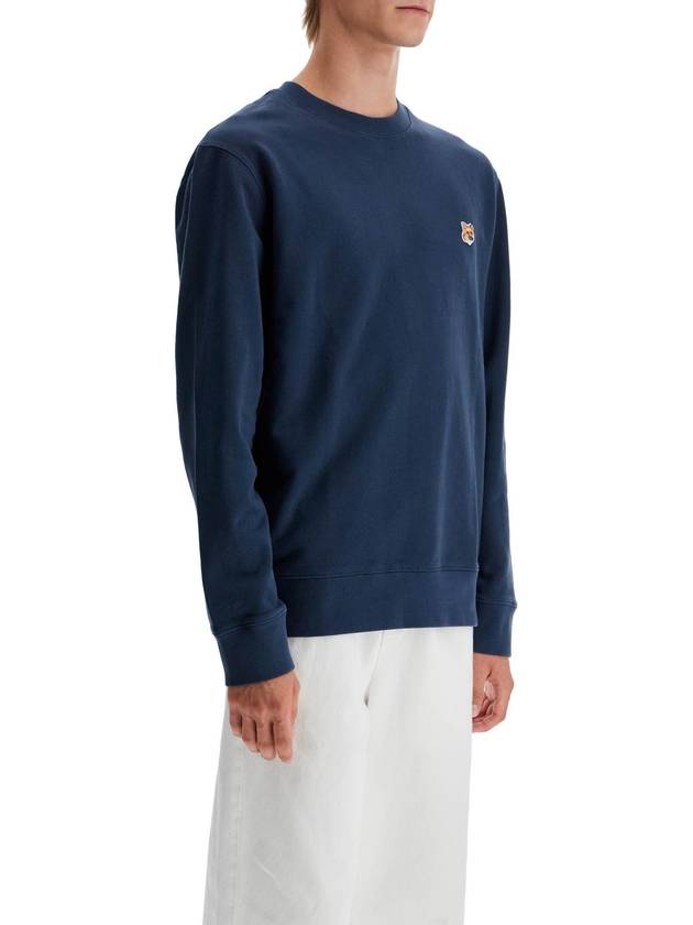 Fox Head Patch Regular Sweatshirt Midnight Blue - MAISON KITSUNE - BALAAN 3