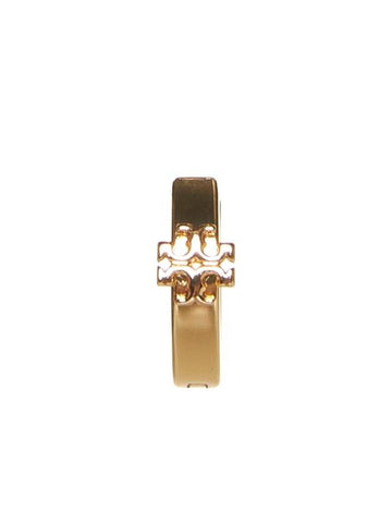 Kira Double T Huggie Earrings Gold - TORY BURCH - BALAAN 1