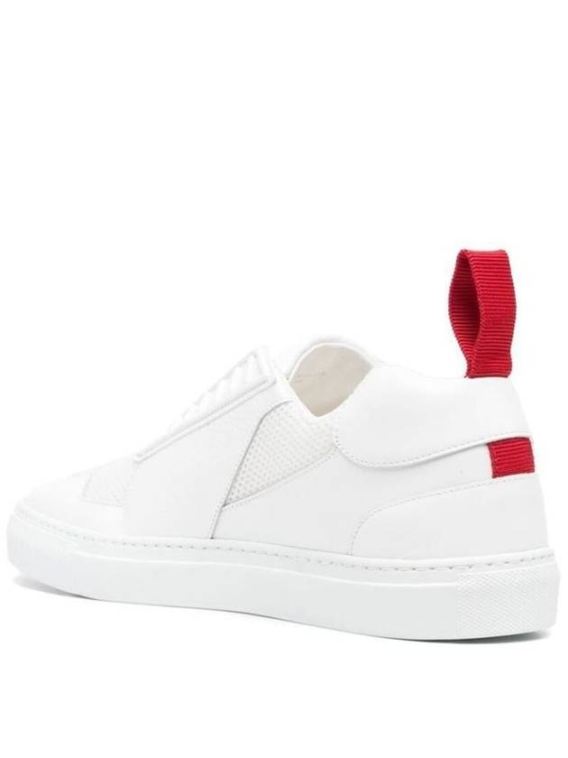 White Sneakers With Riding Horse On Tongue In Leather Man Ferrari - FERRARI - BALAAN 3