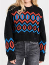 pattern orc wool sweater K2011 - GANNI - BALAAN 5