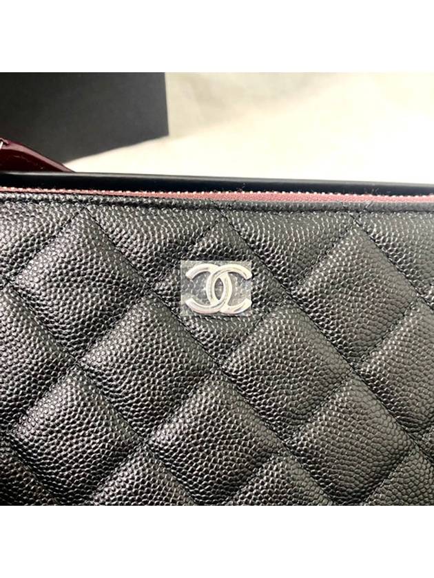 Classic Small Zipper Pouch Bag Black - CHANEL - BALAAN 4