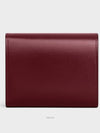 Small Priomphe Flap Wallet Shiny Calfskin Light Burgundy 10D783DPV 28LB - CELINE - BALAAN 5