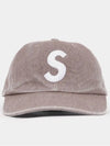 S logo pigment 6 panel ball cap FW24H28 KHAKI - SUPREME - BALAAN 2