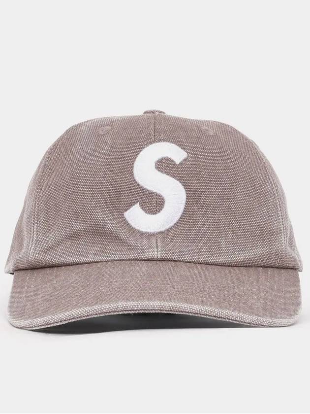 S logo pigment 6 panel ball cap FW24H28 KHAKI - SUPREME - BALAAN 1