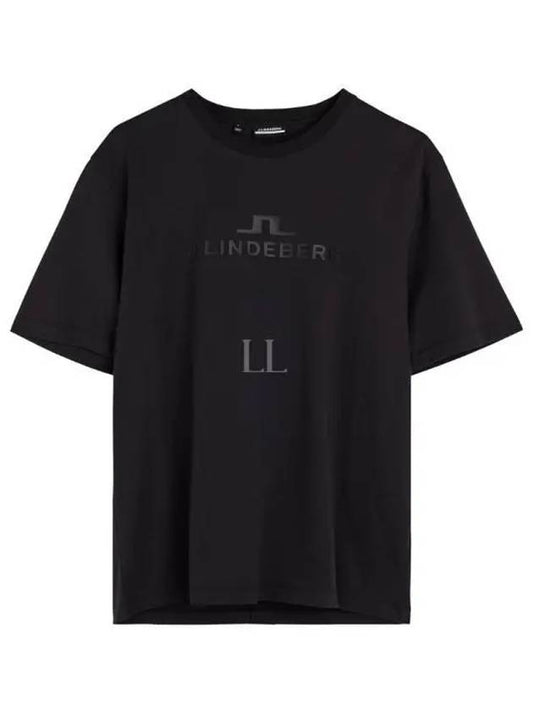 Alpha Short Sleeve T-Shirt Black - J.LINDEBERG - BALAAN 2