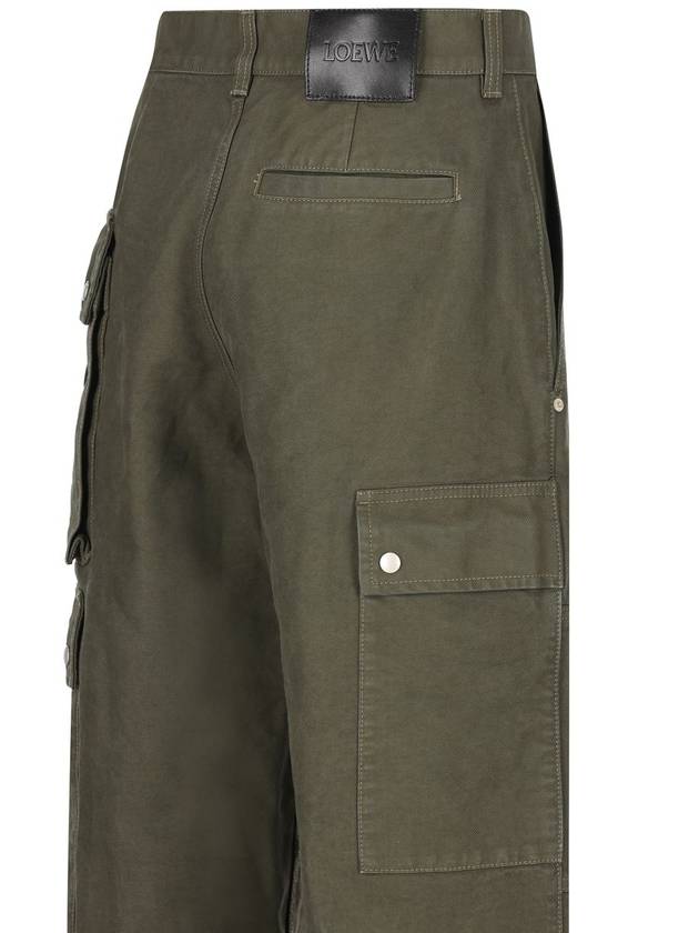 Cargo Pants Khaki Green - LOEWE - BALAAN 4