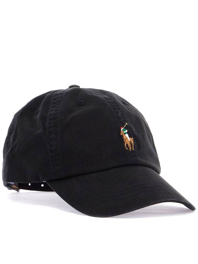 Pony Logo Classic Sport Ball Cap Black - POLO RALPH LAUREN - BALAAN 2