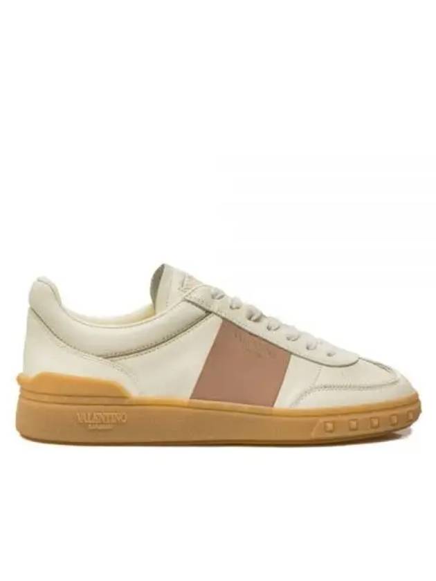 Upvillage Calfskin Low Top Sneakers Cream - VALENTINO - BALAAN 2