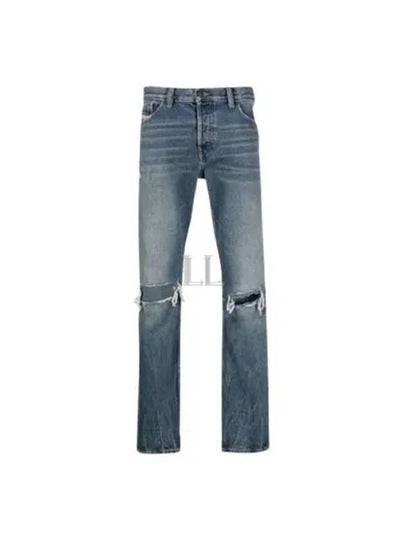 1995 Distressed Straight Jeans Medium Blue - DIESEL - BALAAN 2