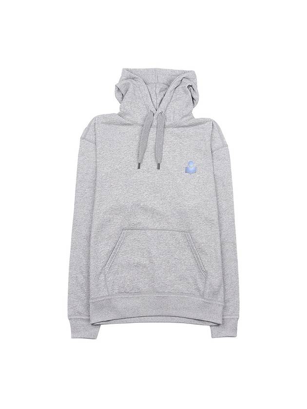 Matte Logo Print Hoodie Grey - ISABEL MARANT - BALAAN 2