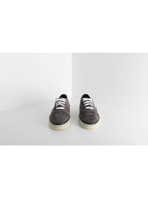 Zegna Men's Suede Low Top Sneakers Gray - FEAR OF GOD - BALAAN.