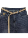 Men's slim fit thin spandex casual daily jeans AJN165 - IKALOOOK - BALAAN 3