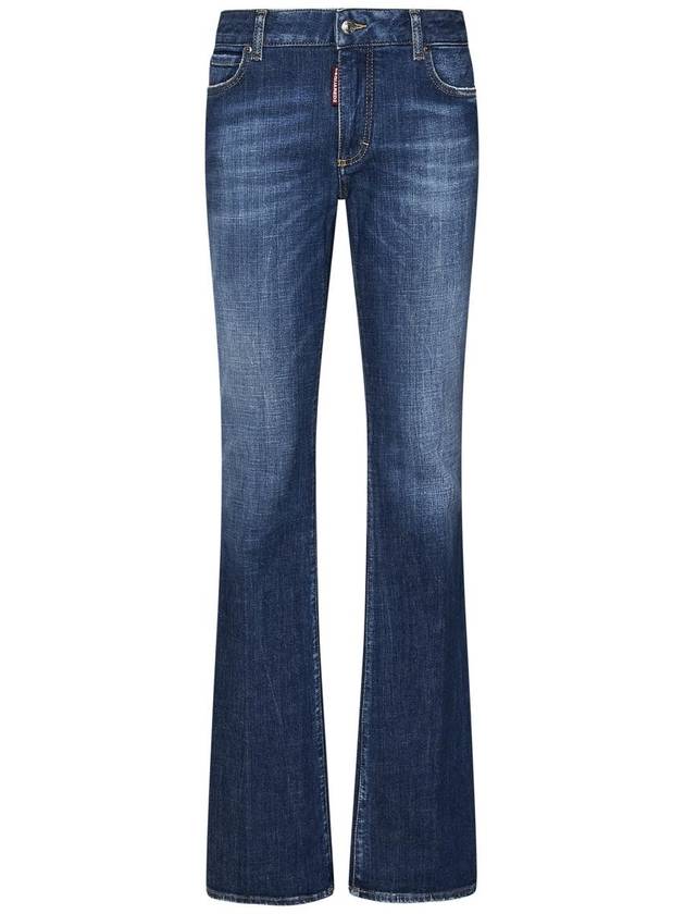 Dsquared2 Medium Waist Flare Jeans - DSQUARED2 - BALAAN 1