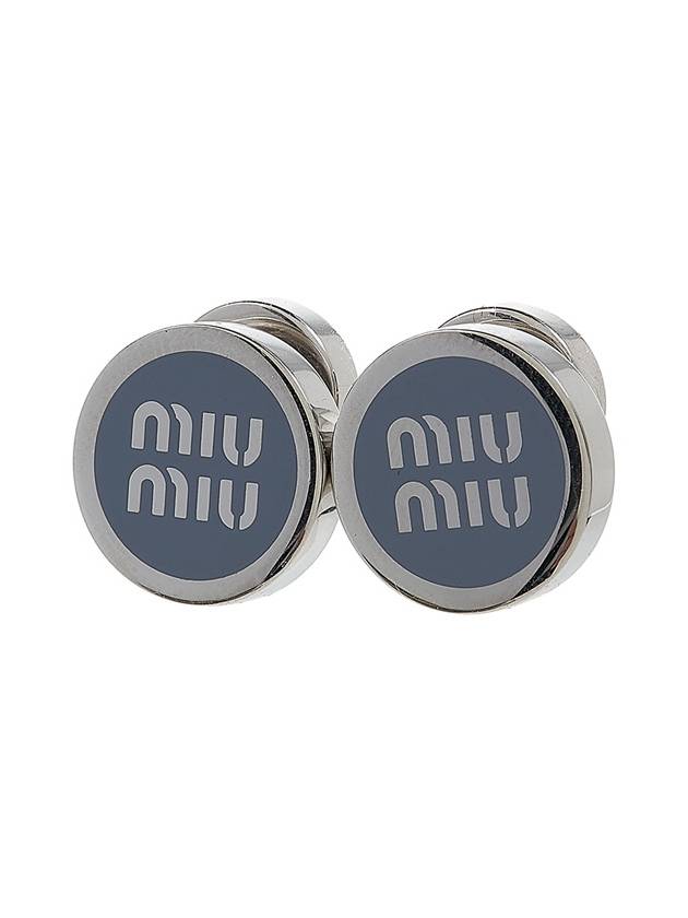 Earrings 5JO9122F6TF0KUQ Gray - MIU MIU - BALAAN 3