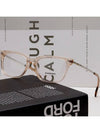 Eyewear Demo Square Horn-rimmed Eyeglasses Pink - BURBERRY - BALAAN 4