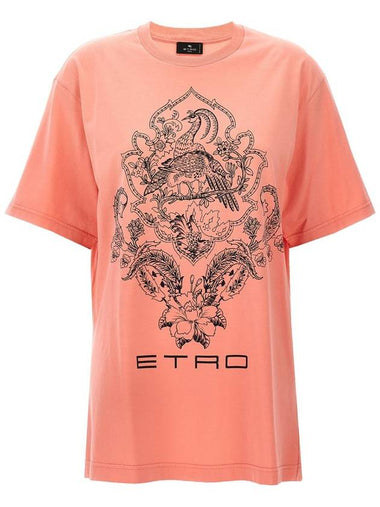 Etro Logo Print T-Shirt - ETRO - BALAAN 1