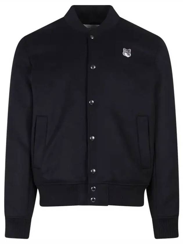 Classic Teddy Wool Jacket Black - MAISON KITSUNE - BALAAN 2