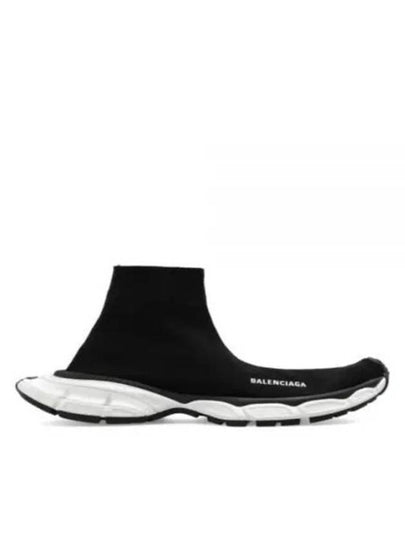 3XL Sock Recycled Knit Low Top Sneakers Black - BALENCIAGA - BALAAN 2