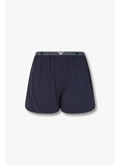 UNDERWEAR Women s Thin Logo Banding Lounge Shorts Marine - EMPORIO ARMANI - BALAAN 1