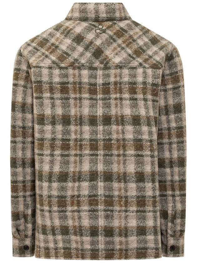 Kevron Check Wool Jacket Green - ISABEL MARANT - BALAAN 3