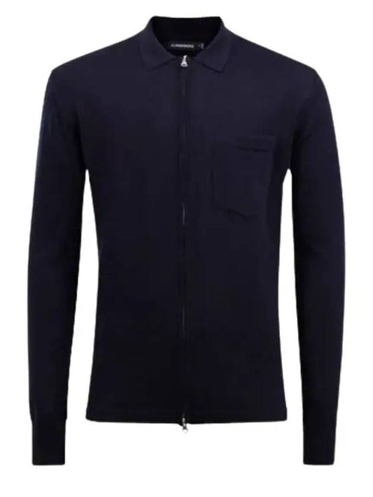 Zipper Cardigan Navy - J.LINDEBERG - BALAAN 2