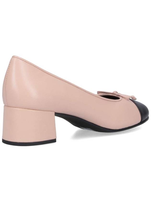 Women's Cap Toe Two-tone Leather Pumps Rose Pink - TORY BURCH - BALAAN 5