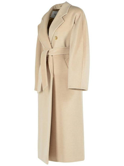 Max Mara 'Ticino' Beige Virgin Wool Blend Coat - MAX MARA - BALAAN 2