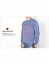 Dsquared Men Somewear Printing Vintage Washing Sweatshirt 74GU0026 Blue - DSQUARED2 - BALAAN 4