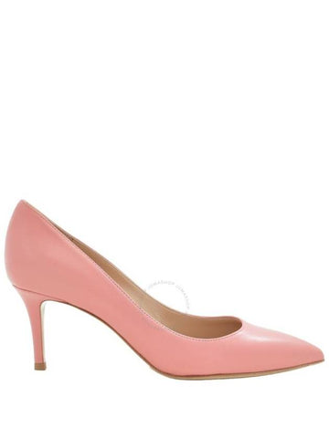 Gianvito Rossi Ladies 70 mm Stiletto Pumps In Camellia Brand Size 36 US Size 6 - GIANVITO ROSSI - BALAAN 1